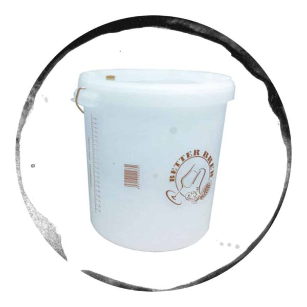 Better Brew Fermentor Plastic cu Scală, Capac și Mâner 30L