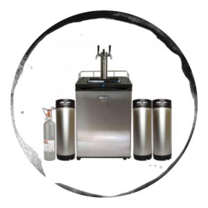 Dozator Bere cu Frigider Kegerator Series X Starter Kit Premium
