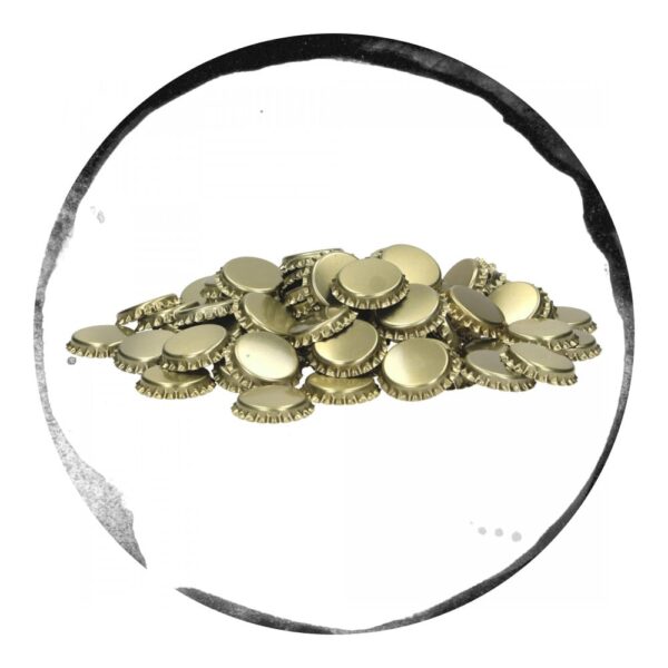 Capace Metalice Aurii 26mm 10.000 bucăți