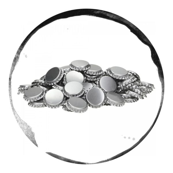 Capace Metalice Argintii 29mm 200 bucati